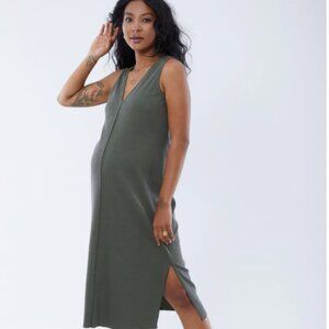 The Always On Maternity Midi Dress